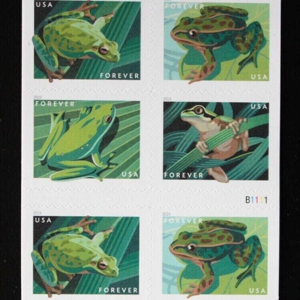 US Scott # 5395- Frogs  booklet of 20 2019 Nice. #205713491079 - Picture 3 of 3